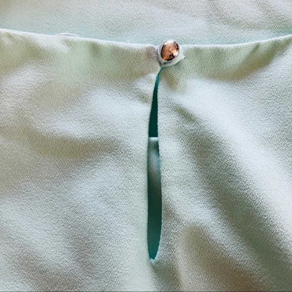 Tobi Mint Green Scalloped Shift Dress Size Small - Picture 7 of 12